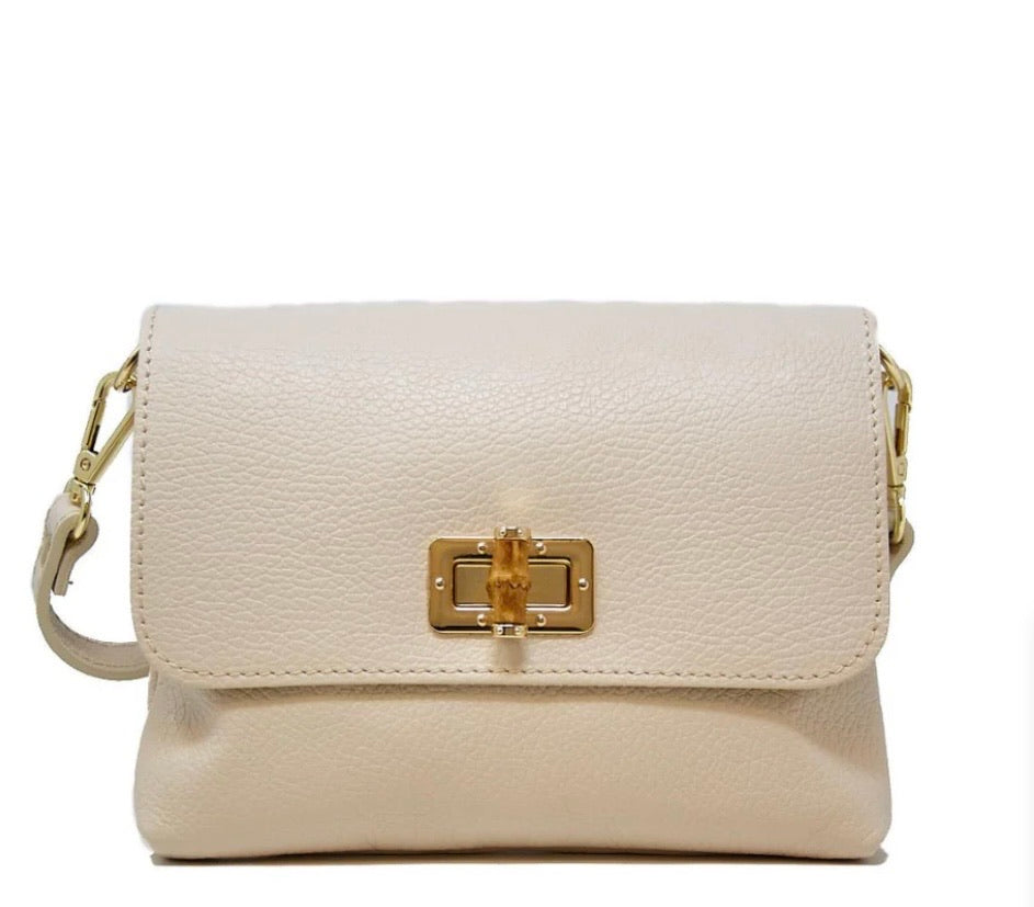 LEATHER CLUTCH CROSSBODY BAG