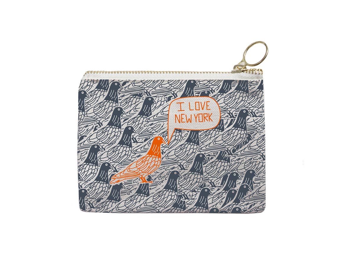 NYC Pigeon Coin Pouch