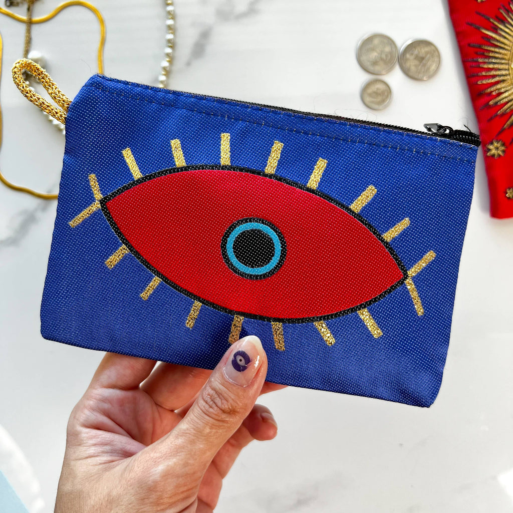 Boho eye Coin Purse