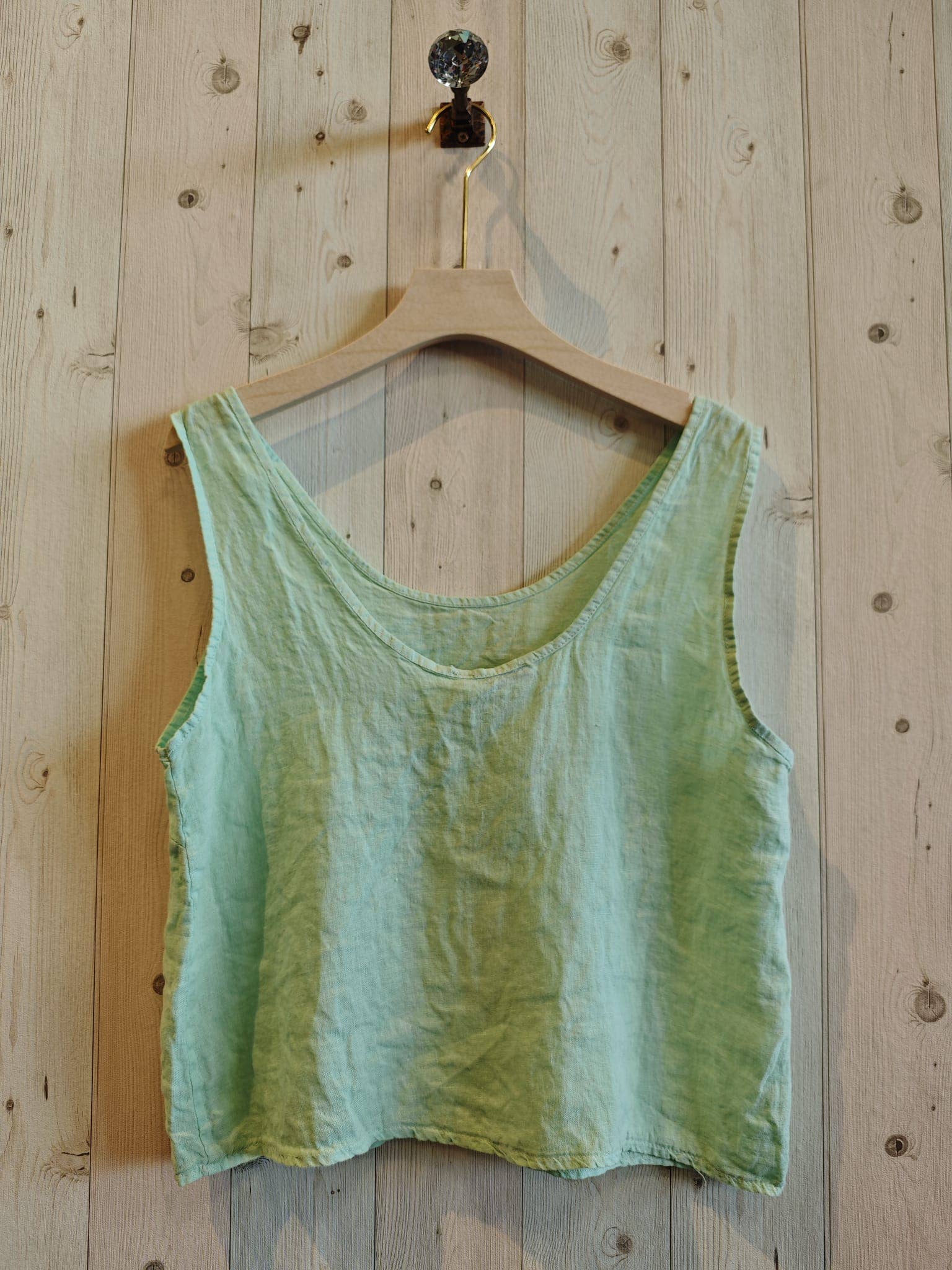 SLEEVELESS 100% LINEN