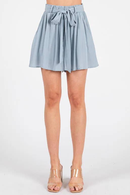 Flowy Shorts with Belt