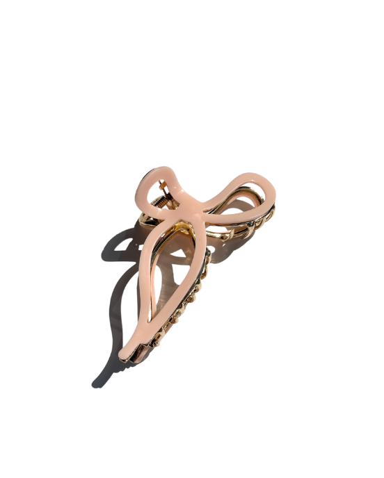 Ballet Bow Claw Clip