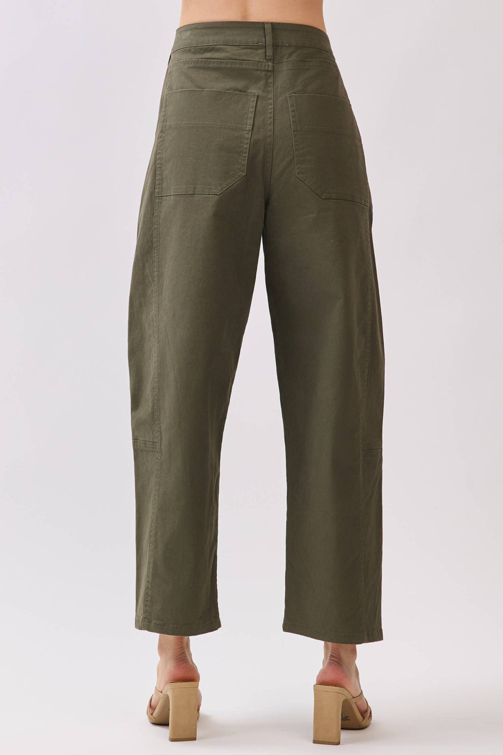 Cotton Barrel Pants