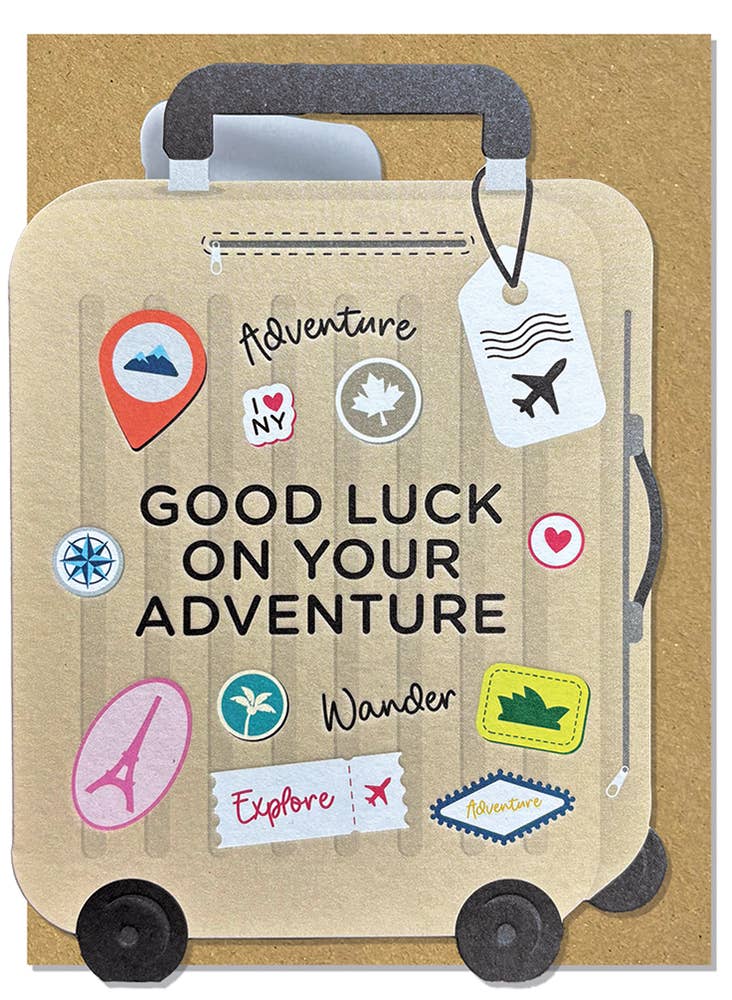LEAVING GOODBYE GREETING CARD 4.625 x 6.5625"