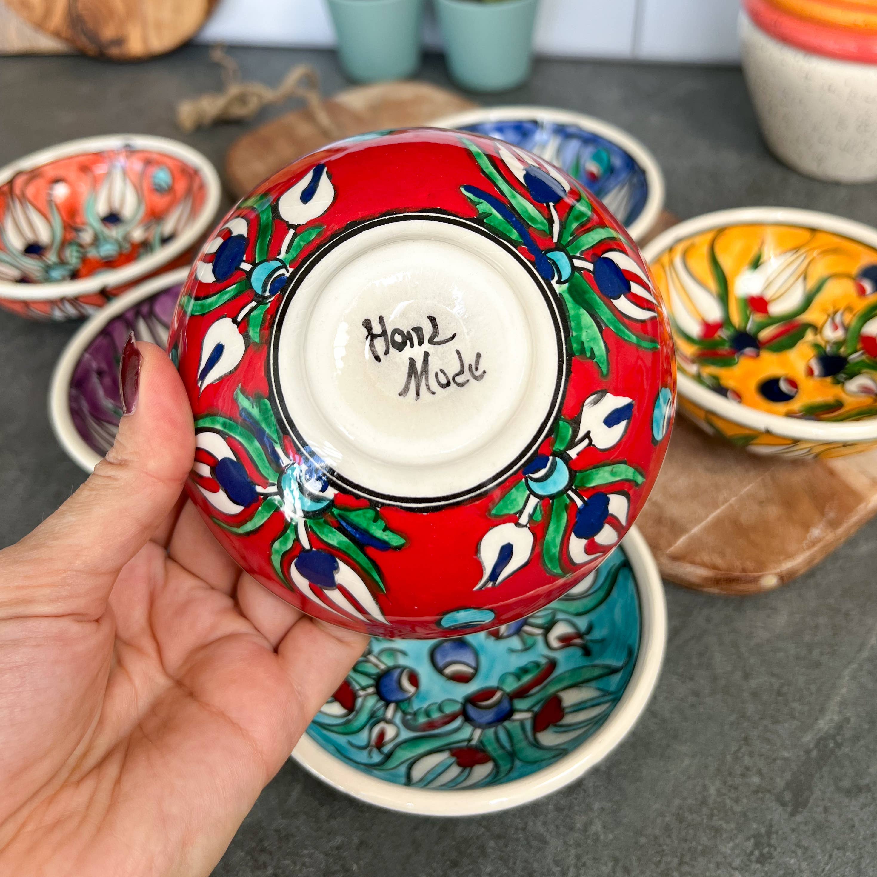 Tulip Design Bowls