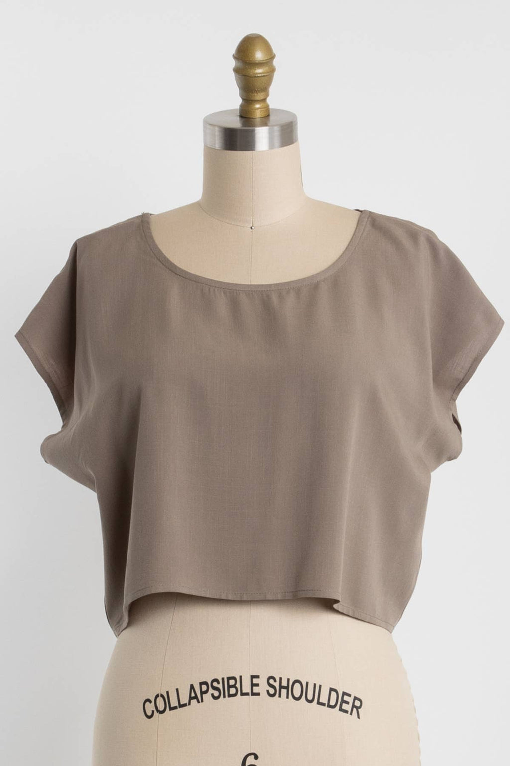 Round Neck Crop Top