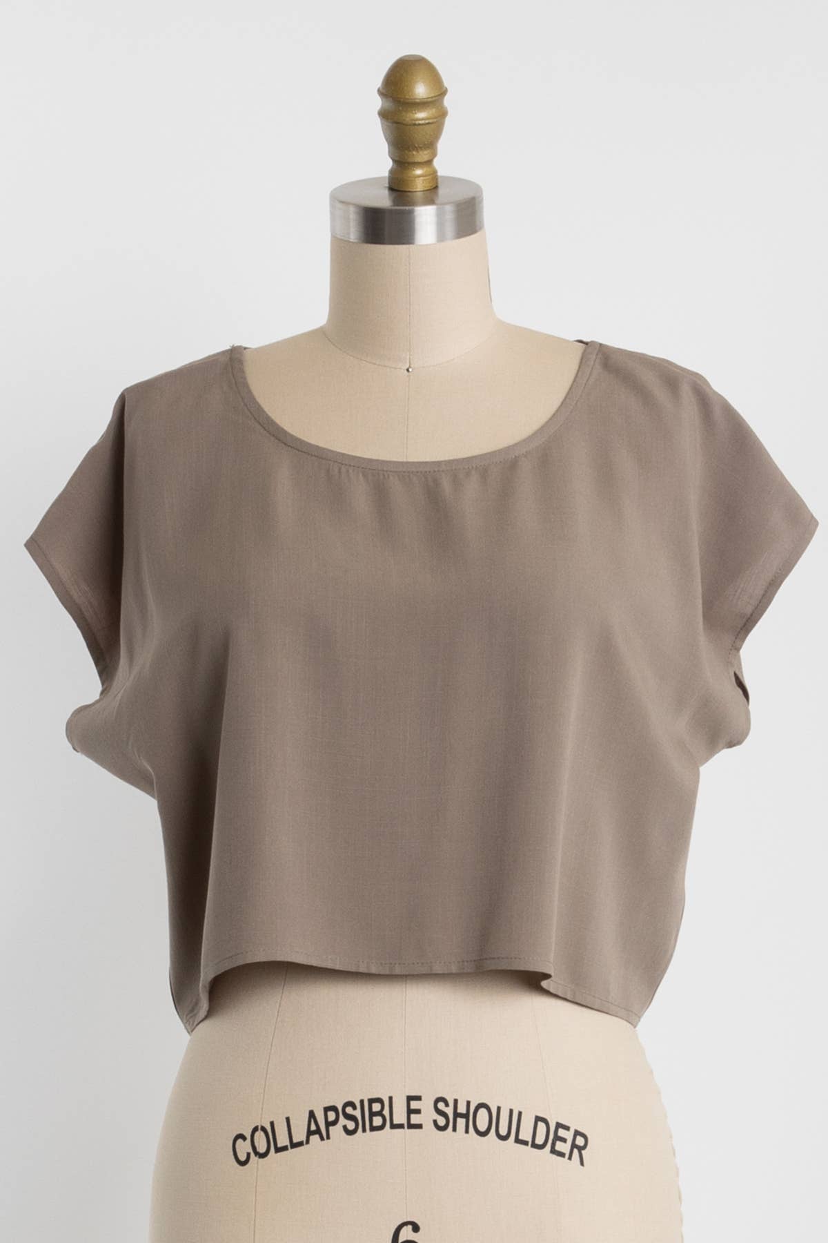 Round Neck Crop Top