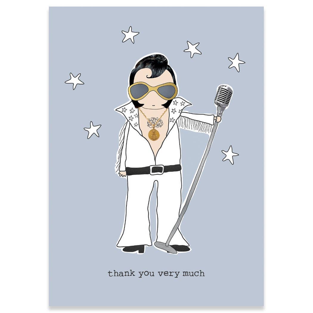 THANK YOU THANK YOU GREETING CARD 4.5 x 6.25"