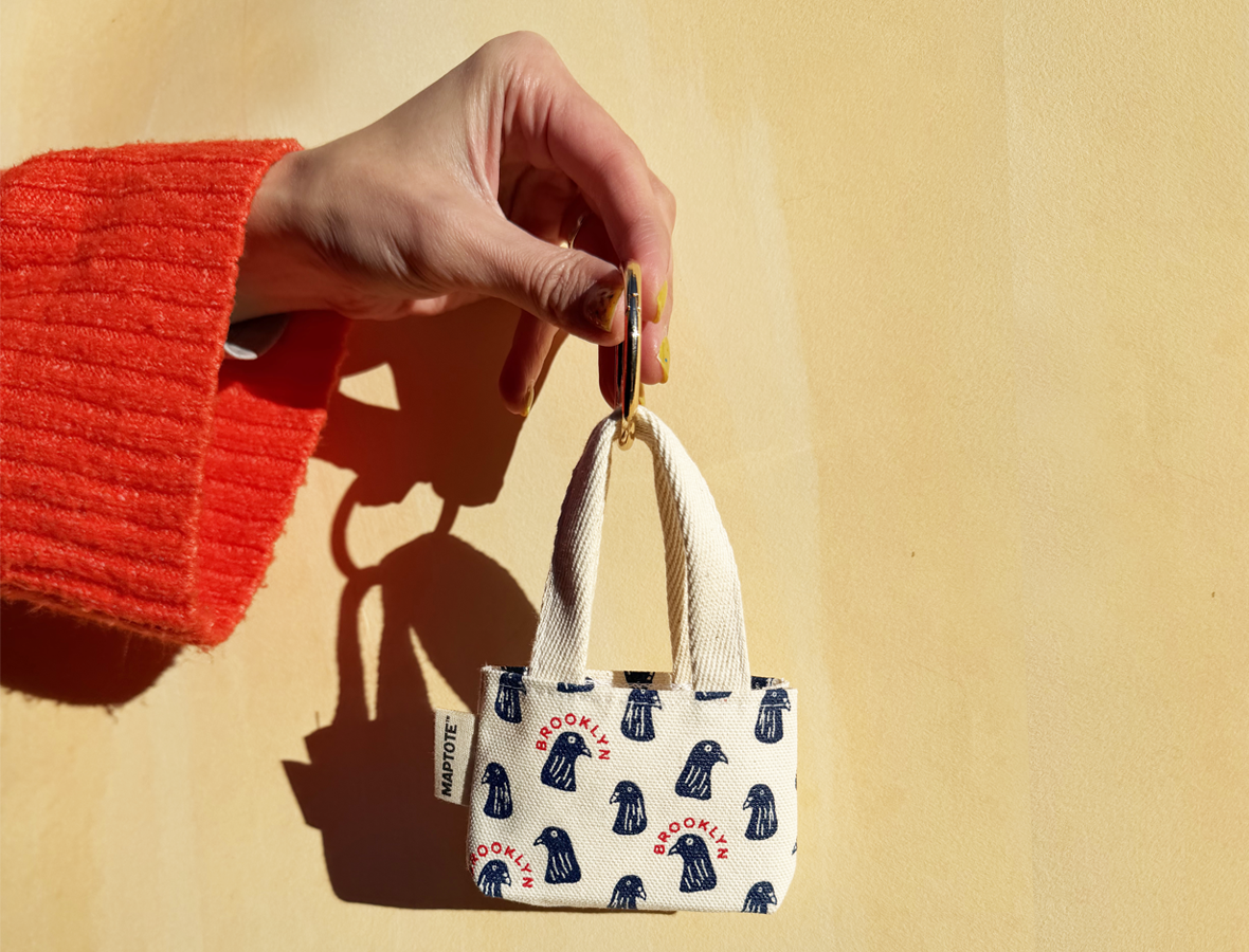 Brooklyn Pigeon Tote Charm