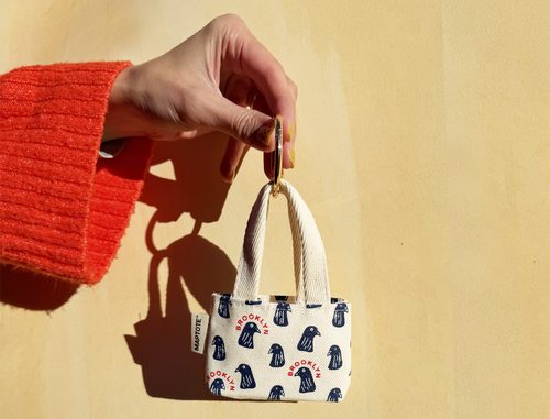 Brooklyn Pigeon Tote Charm