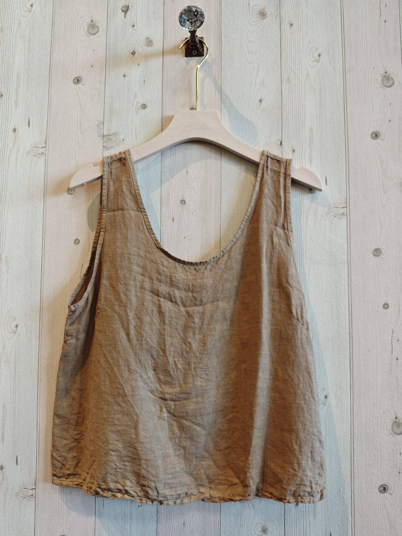 SLEEVELESS 100% LINEN