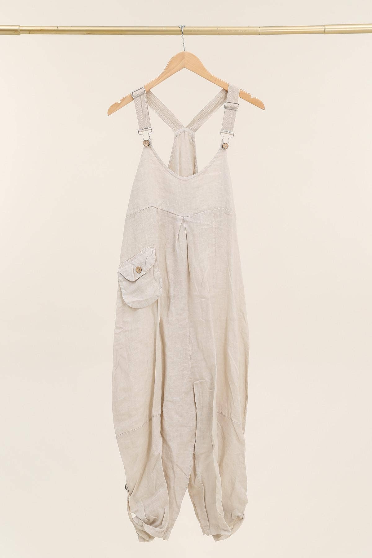 100% LINEN JUMPSUIT