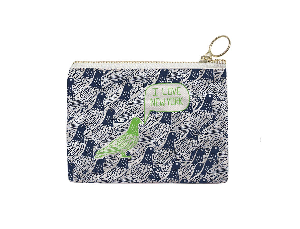 NYC Pigeon Coin Pouch