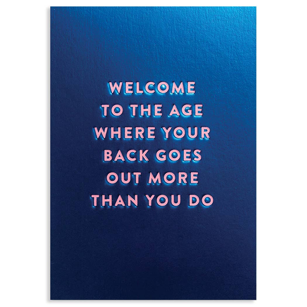 BACK GOES OUT BIRTHDAY