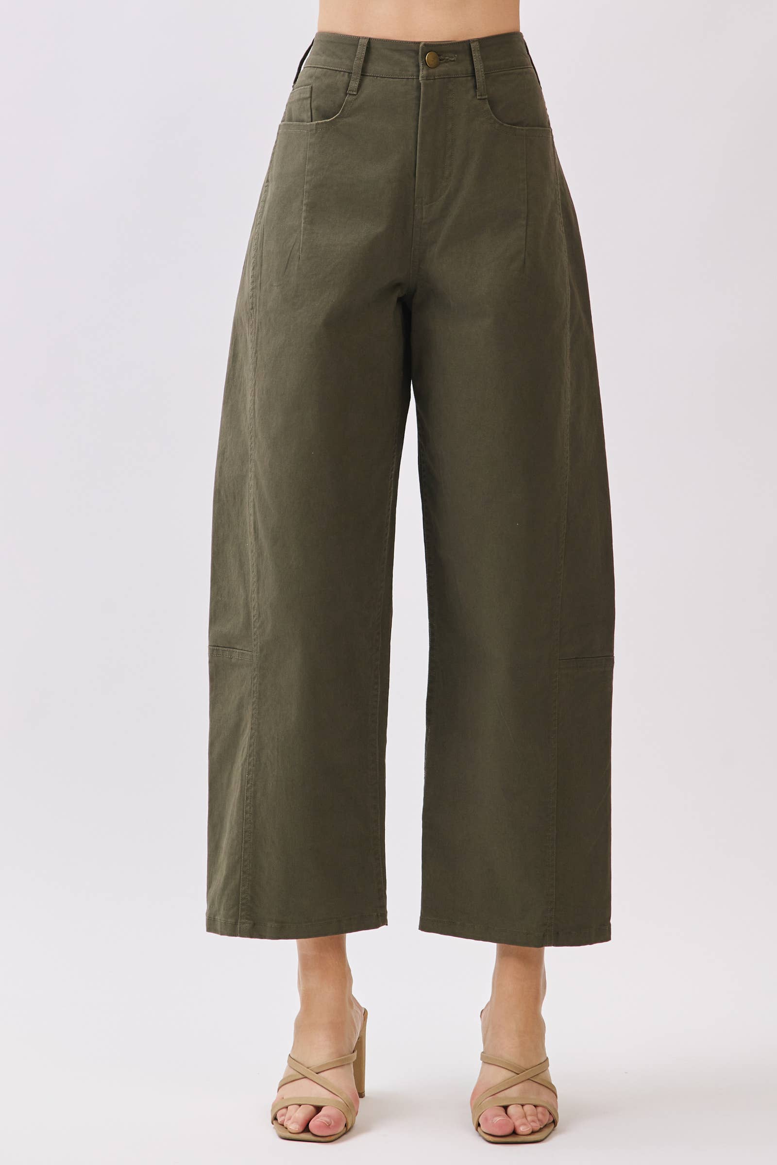 Cotton Barrel Pants