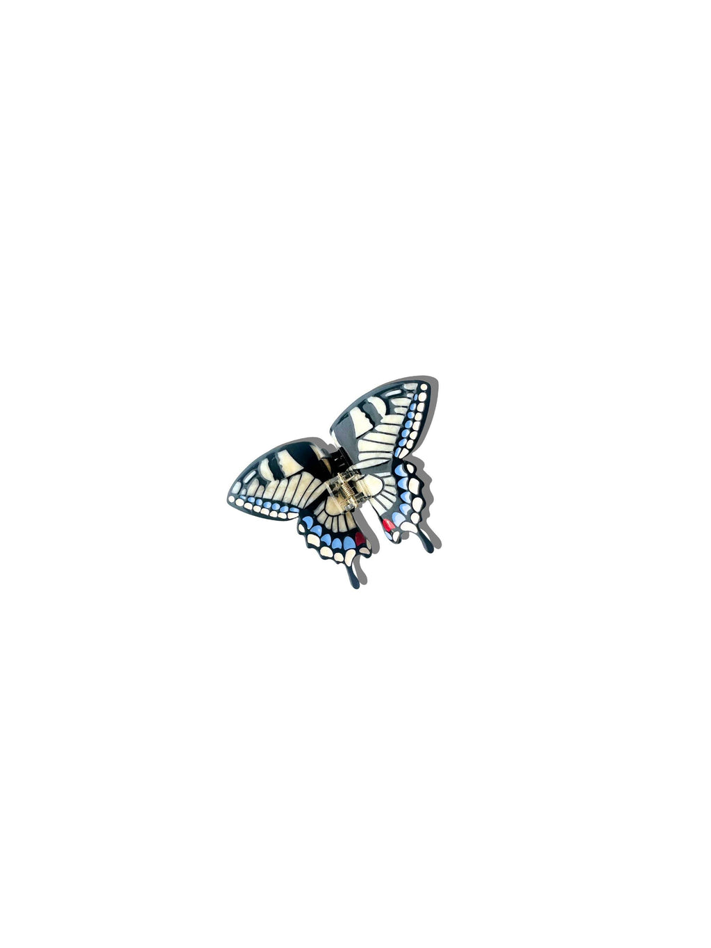 Hand-Painted Mini Swallowtail Butterfly Claw Clip