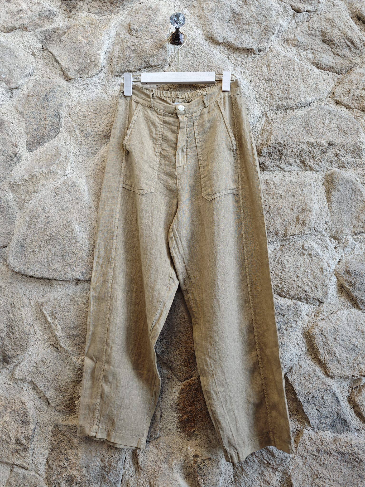 Belt loop Linen Pants