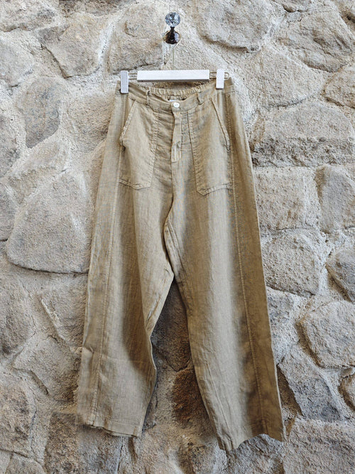 Belt loop Linen Pants