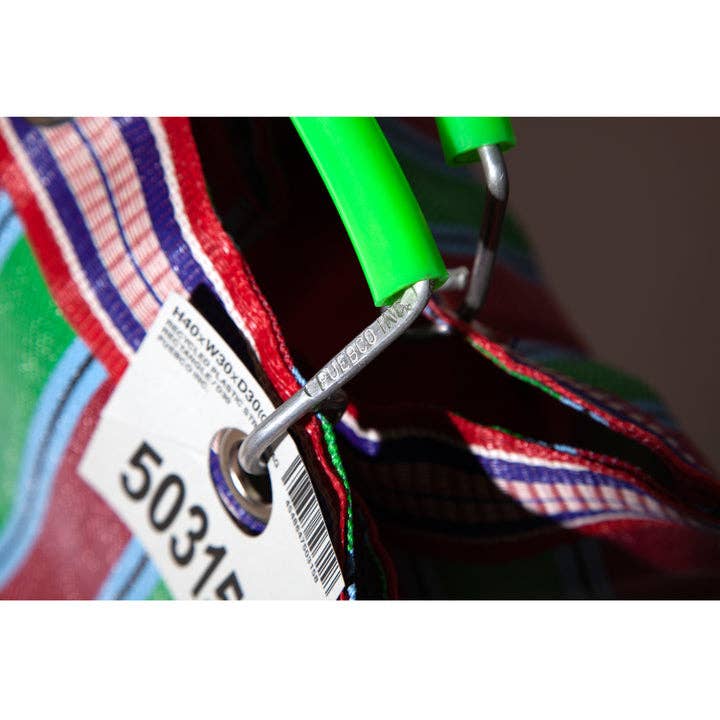 RECYCLED PLASTIC STRIPE BAG