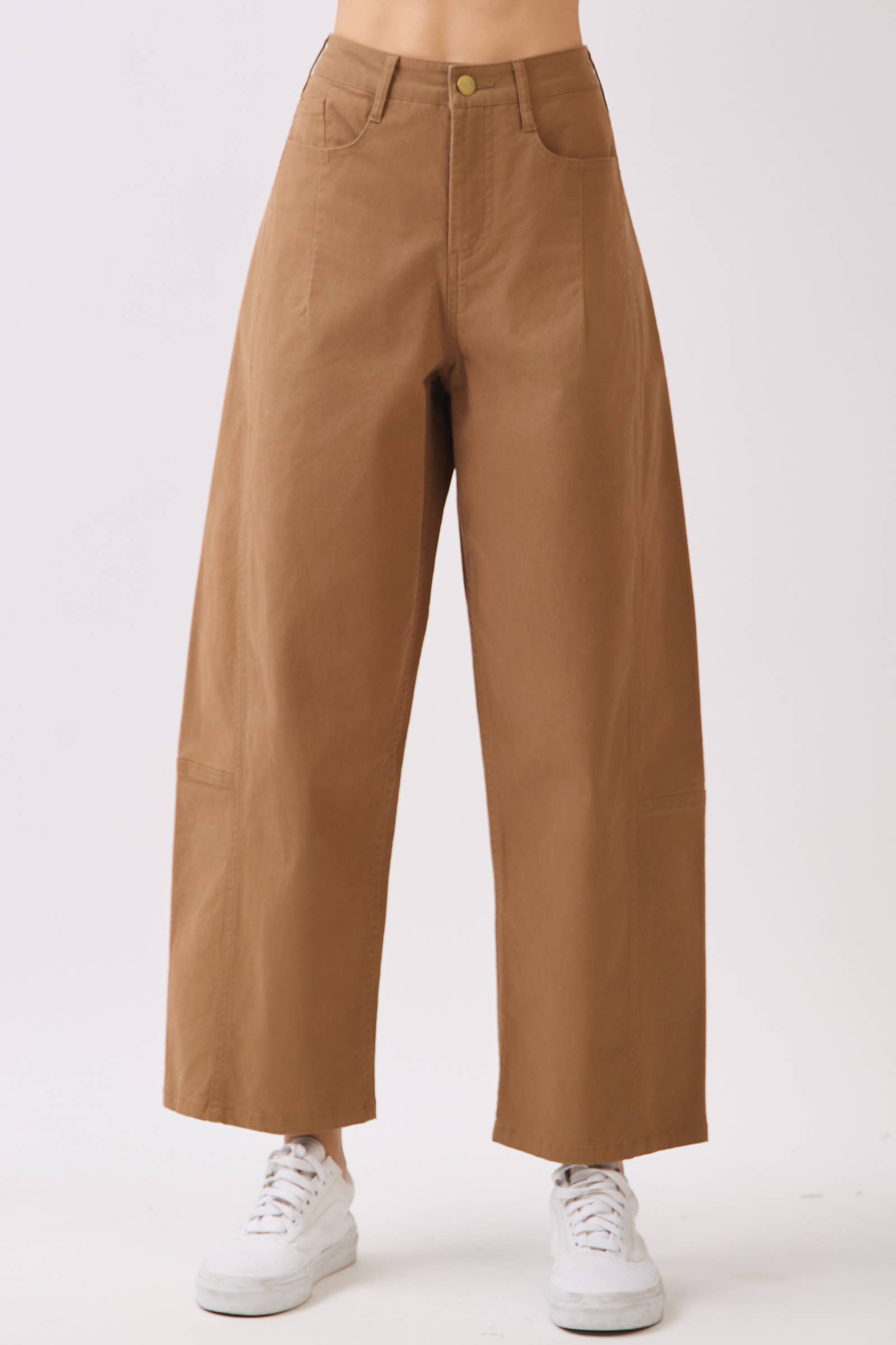 Cotton Barrel Pants
