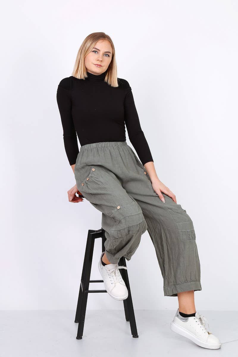 Pantalon en linen