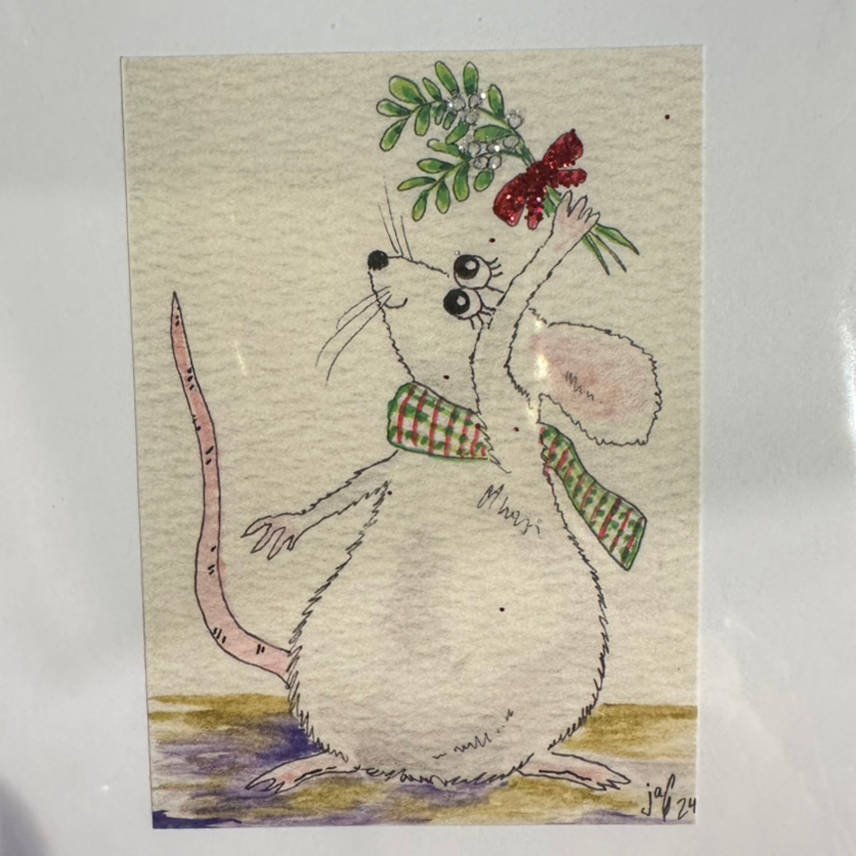 Holiday Mouse HM Card