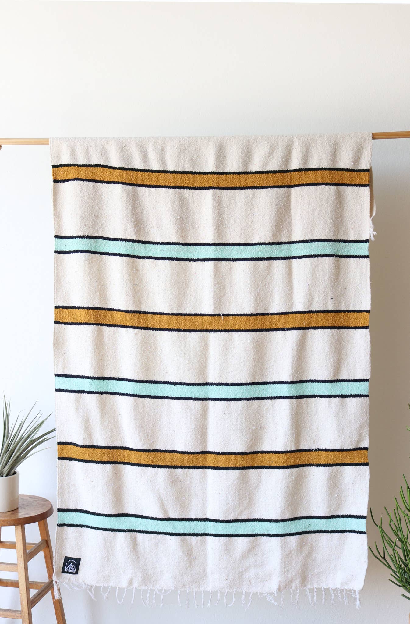 Siesta Lines/Handwoven Blanket