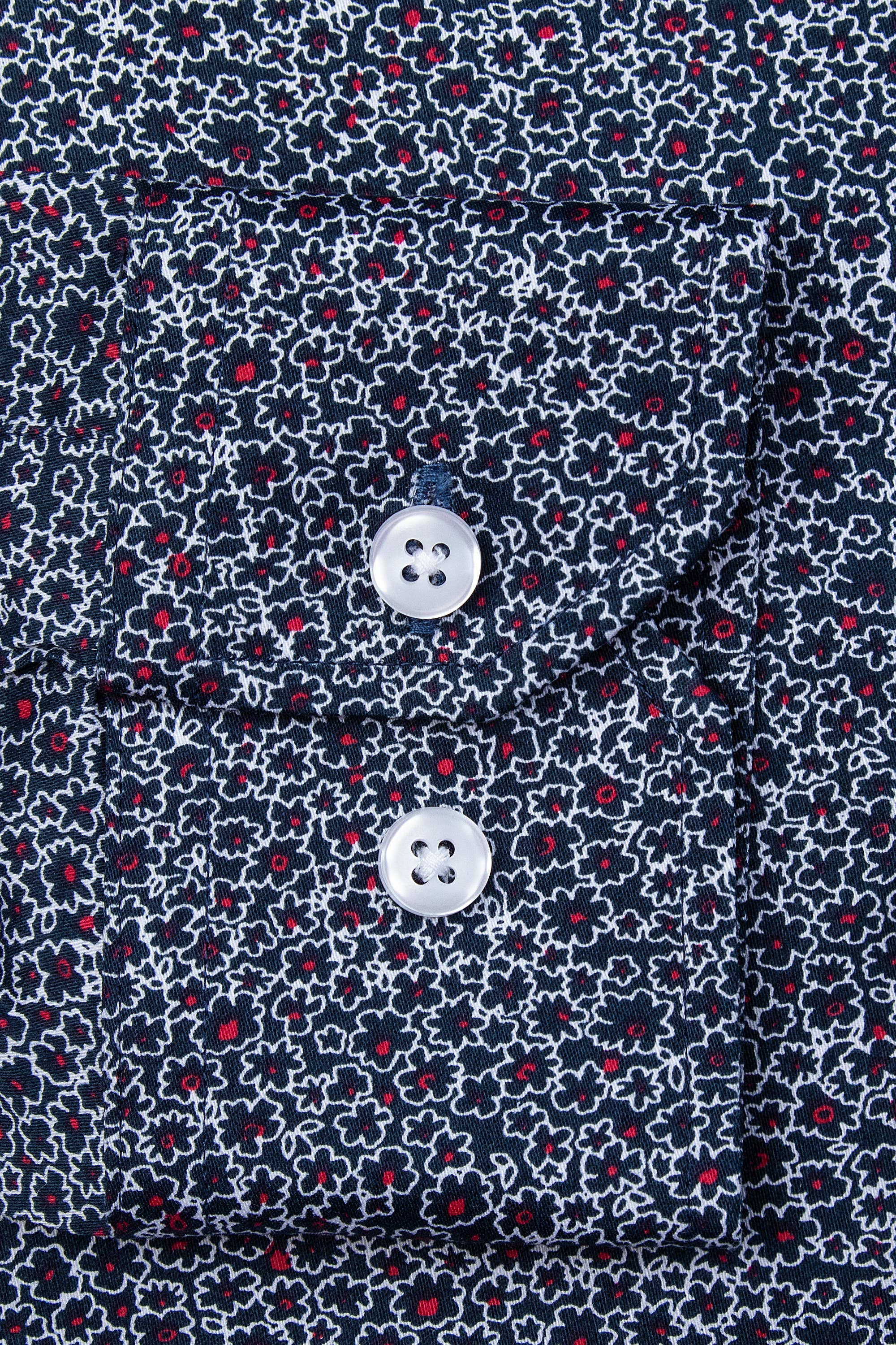 Floral Untuckable Classic Fit Dress Shirt