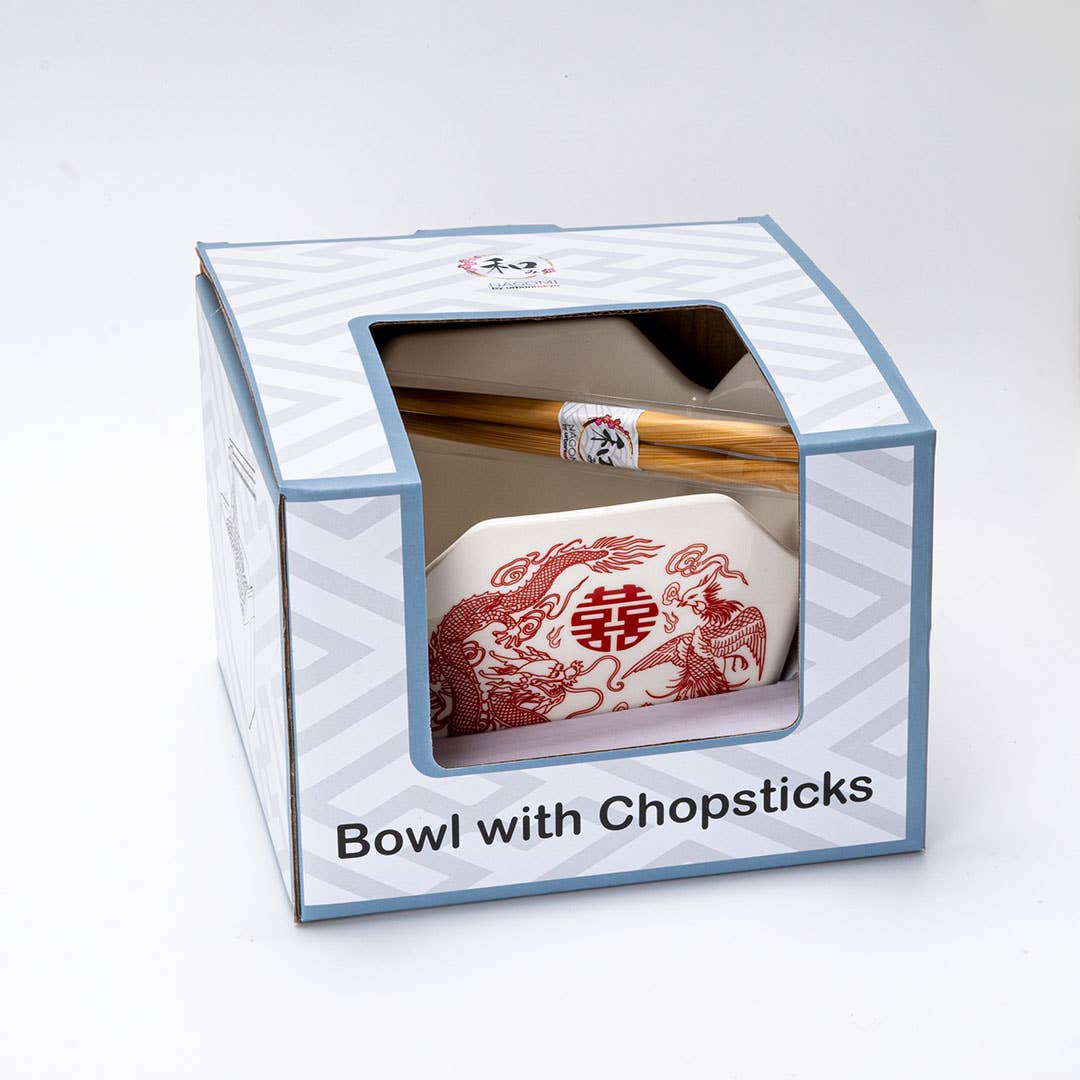 Takeout Bowl W/Chopsticks