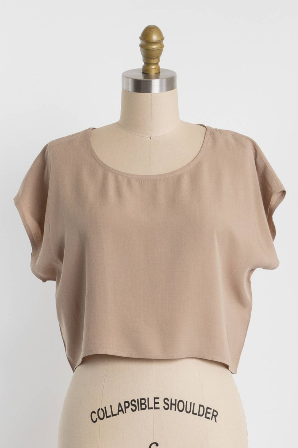 Round Neck Crop Top