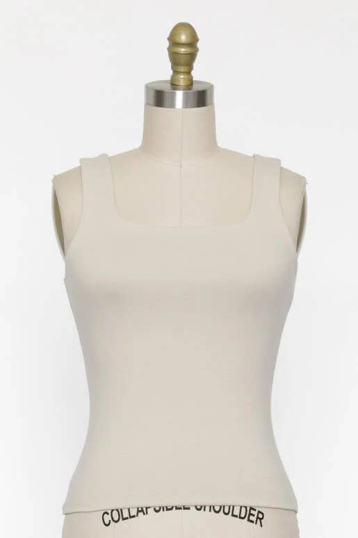 Double Layer Cotton Span Top