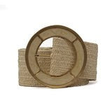 METALLIC BUCKLE STRETCH BELT